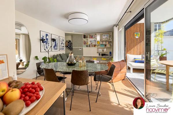 Nantes centre T3 74 m2 avec terrasse, garage et vue dégagé