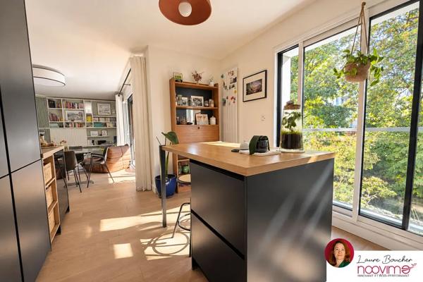 Nantes centre T3 74 m2 avec terrasse, garage et vue dégagé