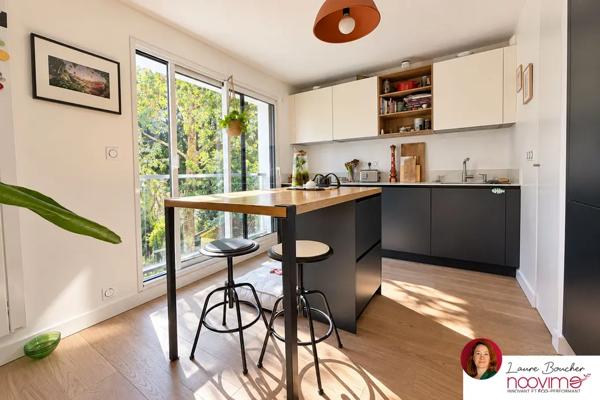 Nantes centre T3 74 m2 avec terrasse, garage et vue dégagé