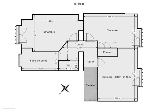 Appartement Duplex à vendre  4 pièces - 86 m2 PARIS - 75011