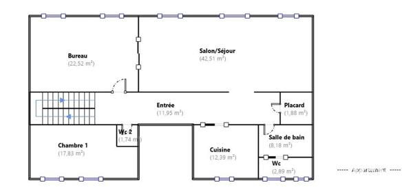 Appartement à vendre 5 pièces 144 m² Quimper