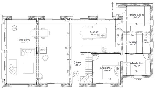MAGNIFIQUE ET SPACIEUSE VILLA 192 M² AU SOL / 4/5 CHAMBRES / TERRAIN 7 600 M²