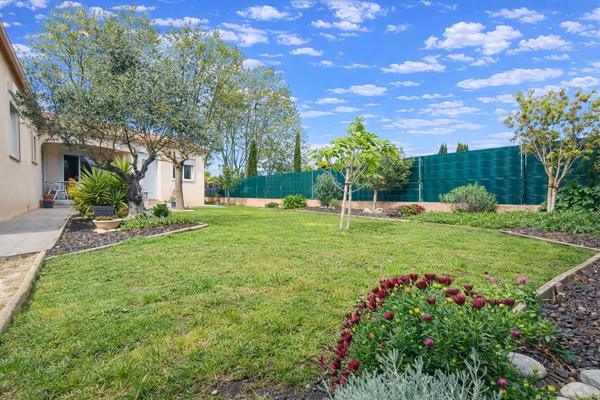Narbonne (11100) Villa de Plain-pied 165m2 terrain 864m2 sans vis-à-vis.
