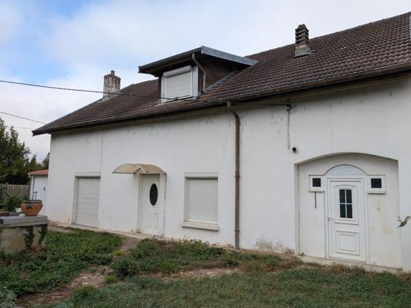 CRISSEY – AUX PORTES DE DOLE : MAISON 171 m²  4 chambres AVEC JARDIN, GARAGE ET POTAGER