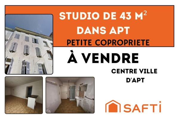 Studio à rénover dans Apt – 43 m²