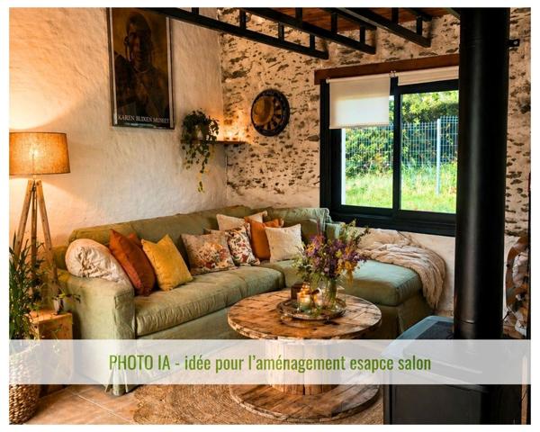 Charmante maison en pierre rénovée