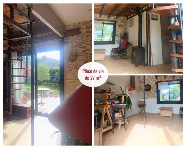 Charmante maison en pierre rénovée