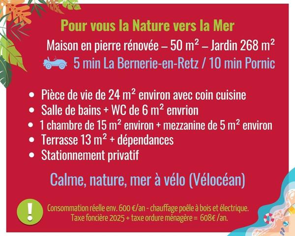 Charmante maison en pierre rénovée