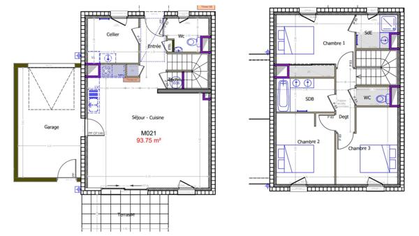 Maison (neuf) à vendre 4 pièces 94 m² Allinges