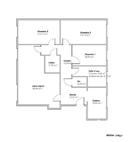Appartement à vendre 5 pièces 80 m² Ablon-sur-Seine