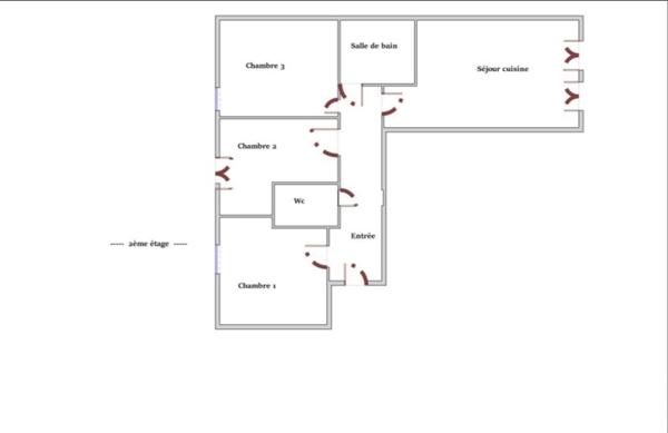 Appartement à vendre 4 pièces 65 m² Aubervilliers