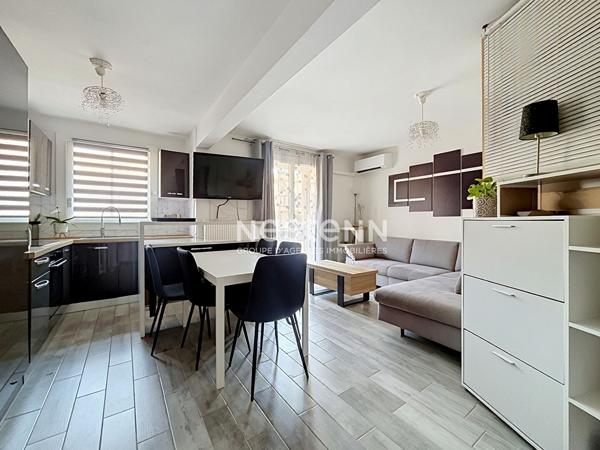 Golfe-Juan - 2 Pièces - 47m² - Plage 3min - Parking - Cave - Rénové
