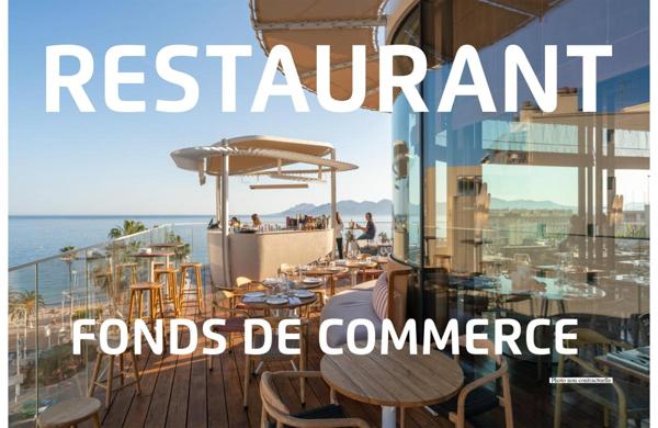 Fonds de bar brasserie face mer