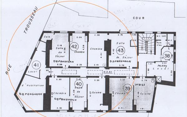 Appartement à vendre    5 pièces • 112,02 m2 Paris 11