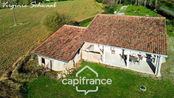HABAS (40) MAISON LANDAISE RÉNOVÉE – 103 m² – TERRASSE SUD AVEC VUE PYRÉNÉES –TERRAIN 2000 m2