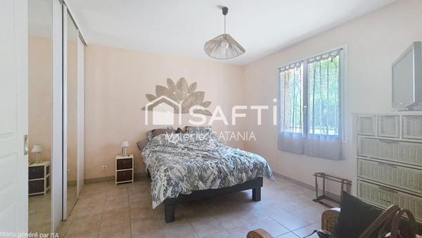 Moirans - Maison de plain-pied de 99m² – 3 chambres – Garage – Jardin clos