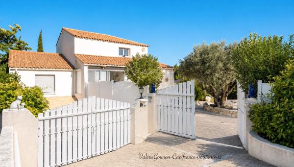 Maison à vendre 5 pièces JUVIGNAC (34),4 Chambres,130 m2, Terrain 645m2, Jardin,Sous-Sol total-Garage double-Piscine