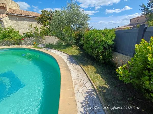 Maison à vendre 5 pièces JUVIGNAC (34),4 Chambres,130 m2, Terrain 645m2, Jardin,Sous-Sol total-Garage double-Piscine