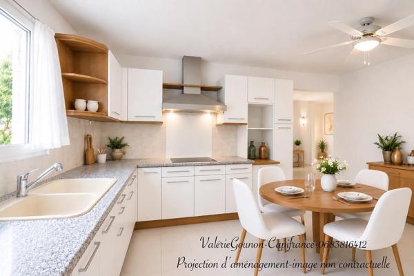 Maison à vendre 5 pièces JUVIGNAC (34),4 Chambres,130 m2, Terrain 645m2, Jardin,Sous-Sol total-Garage double-Piscine