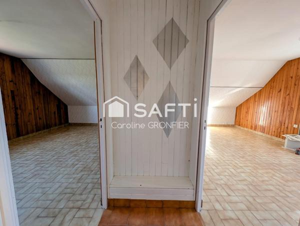 Maison 90m² élevée sur sous-sol - Palinges