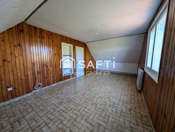 Maison 90m² élevée sur sous-sol - Palinges