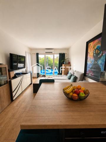Appartement T2 de 43 m² avec jardin et parking
