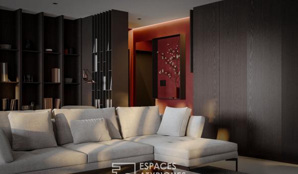 Appartement atypique avec terrasse et commerces à pied