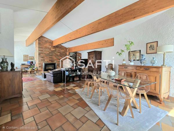 Superbe maison d'architecte avec dépendance.