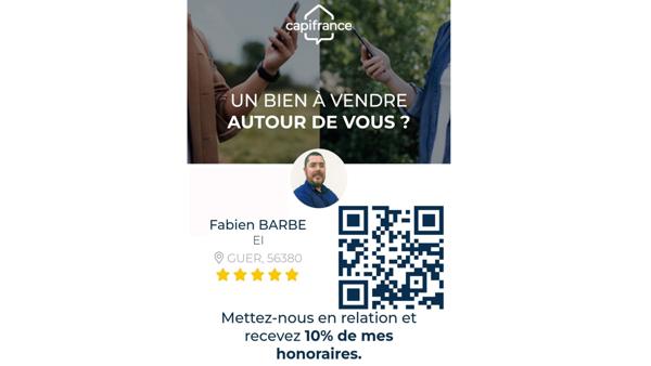 Dpt Morbihan (56), à vendre GUILLIERS maison P5