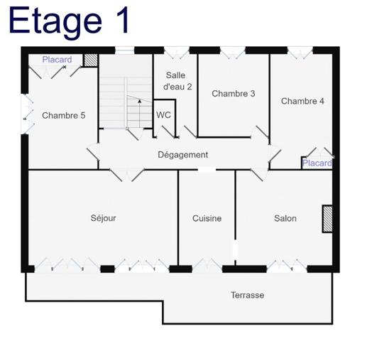 EXCLUSIVITÉ – AGUESSAC – 5 CHAMBRES, GRAND GARAGE ET SON TERRAIN