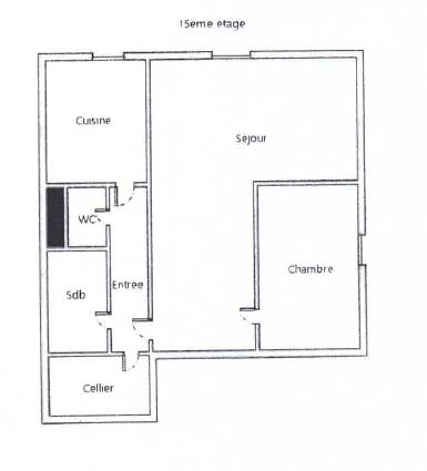 44200 NANTES ILE DE NANTES - Appartement de 2 pièces 54 m²