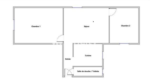 Appartement 3 pièces - 42 m² Exclusivité efficity