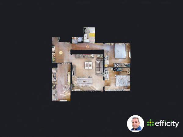 Appartement 3 pièces - 76 m² Exclusivité efficity