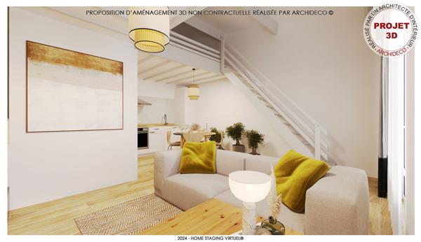 VENTE d'un appartement de 2 pièces (38 m²) à SAINT GEORGES DE DIDONNE