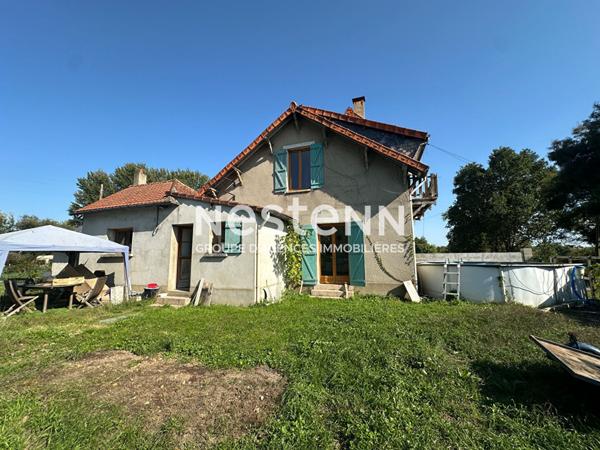 Vente charmante maison de 71 m² avec 2 chambres et hangar de 175m² à Vaas (72500)