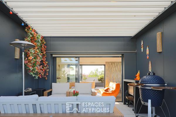 Appartement en attique quartier des arênes avec terrasse à360°