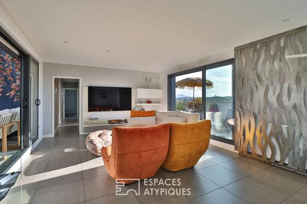 Appartement en attique quartier des arênes avec terrasse à360°