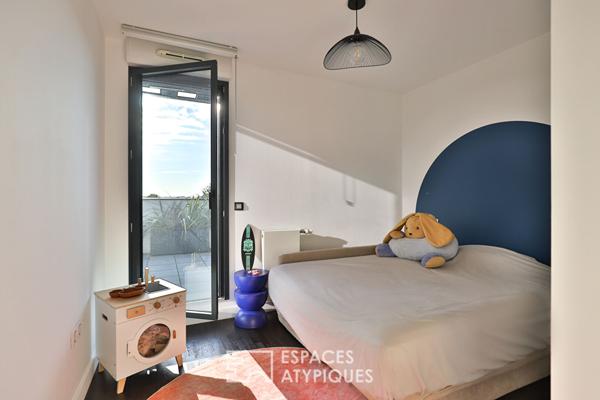 Appartement en attique quartier des arênes avec terrasse à360°