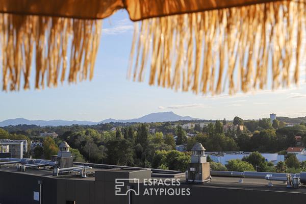 Appartement en attique quartier des arênes avec terrasse à360°