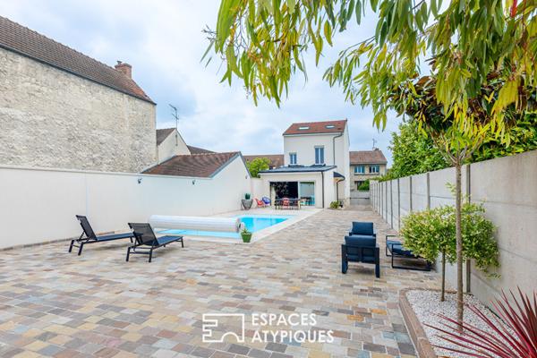 Rénovation de grande qualité pour cette jolie maison 1930 au coeur des Martraits à Mantes la Jolie