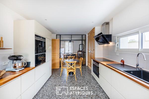 Rénovation de grande qualité pour cette jolie maison 1930 au coeur des Martraits à Mantes la Jolie