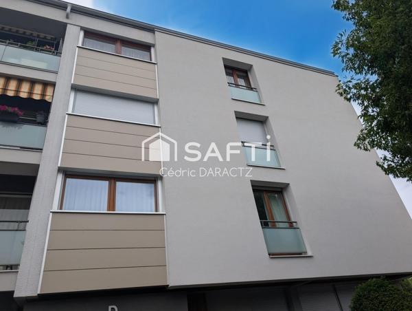 T3 lumineux avec balcon et garage — vue Mont-Blanc