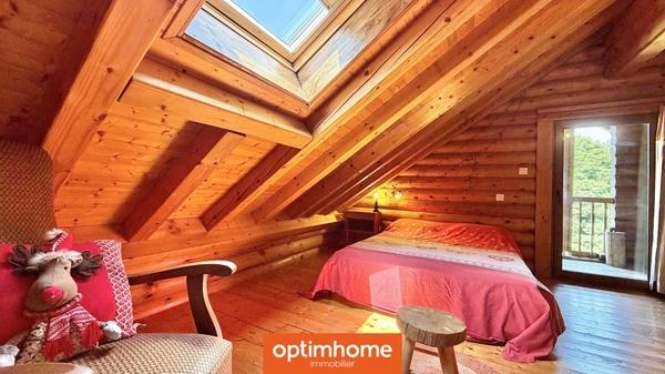 EXCLUSIVITÉ – Chalet fuste (rondins) meublé – 46 m² – Terrain 1 500 m² – Basse-sur-le-Rupt – Hautes-Vosges