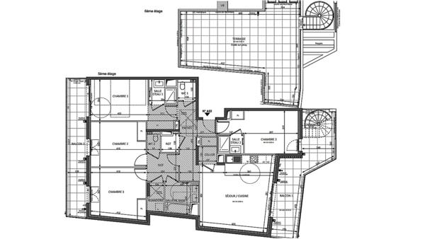 Appartement à vendre 5 pièces 125 m² Beausoleil