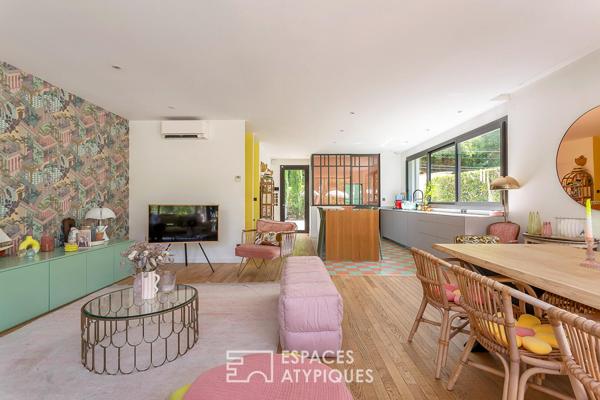 Maison contemporaine dans un écrin végétal