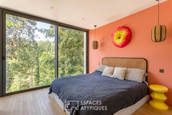 Maison contemporaine dans un écrin végétal