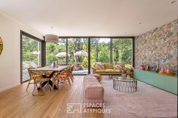 Maison contemporaine dans un écrin végétal