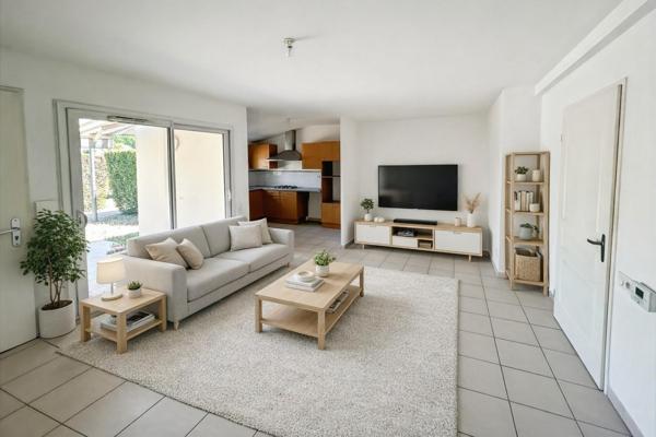 Maison 57m² avec jardin privatif et terrasse.