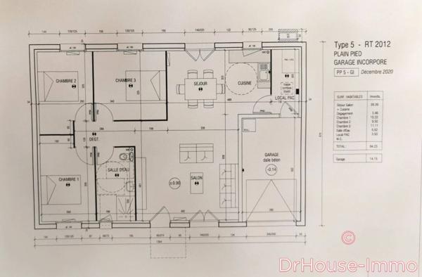 Maison à louer 4 pièces de 84 m²