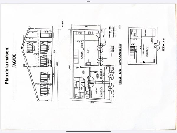 T4 Maison 95 m² centre Gare avec jardin 285 m²